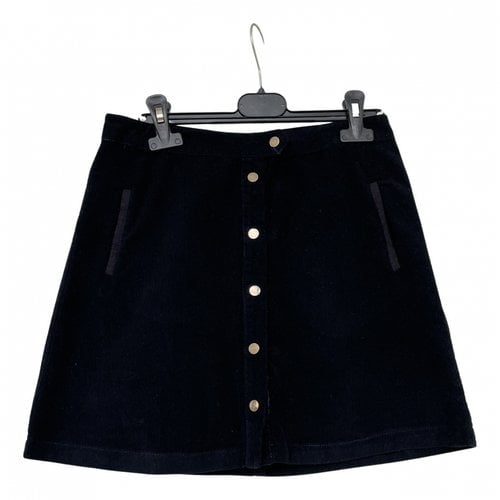 Pre-owned Grace & Mila Mini Skirt In Black