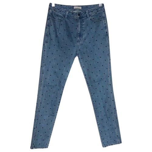 Pre-owned Ulla Johnson Slim Jeans In Blue