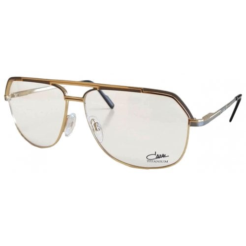 Pre-owned Cazal Sunglasses In Gold