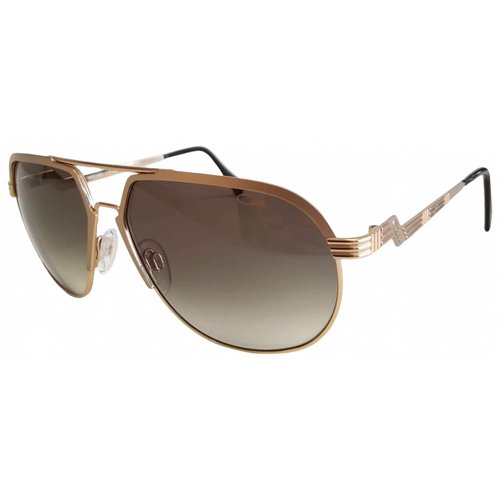 Pre-owned Cazal Sunglasses In Gold