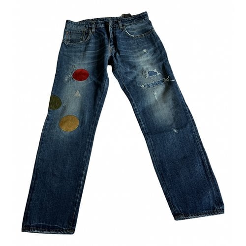 Pre-owned People Tree Trousers In Blue