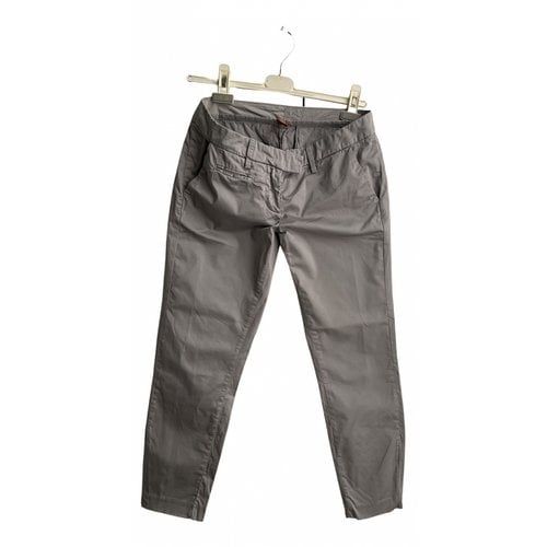 Pre-owned Dondup Chino Pants In Grey