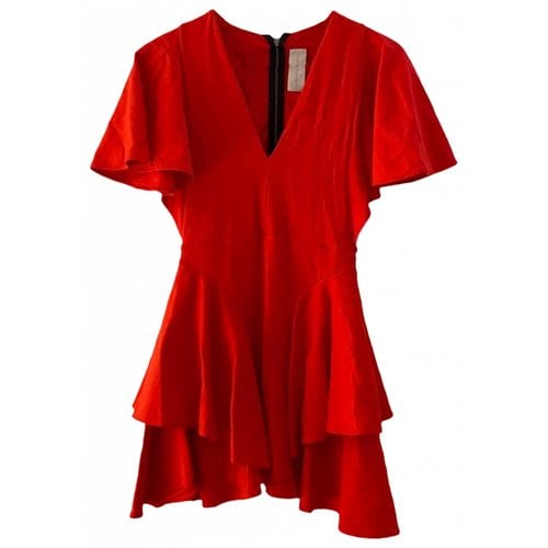 Pre-owned Mason By Michelle Mason Mini Dress In Red