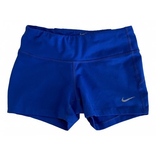 Pre-owned Nike Mini Short In Blue