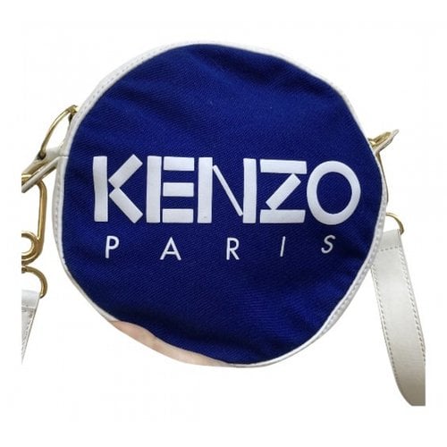 Pre-owned Kenzo Leather Handbag In Blue