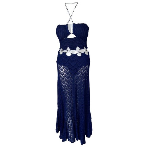Pre-owned Patbo Maxi Dress In Blue
