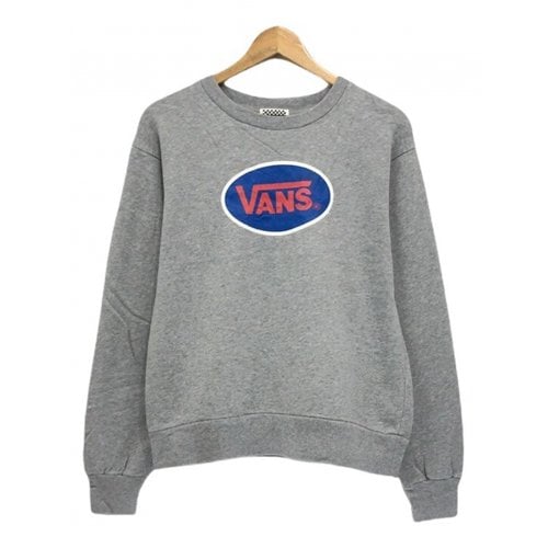 Pre-owned Vans Sweatshirt In Grey