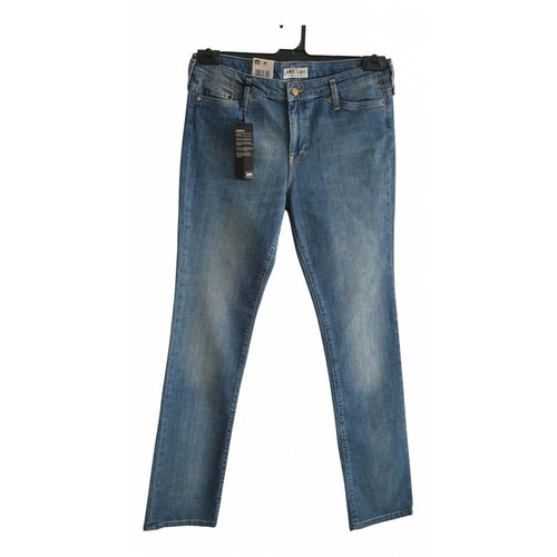 Pre-owned Lee Large Jeans In Blue