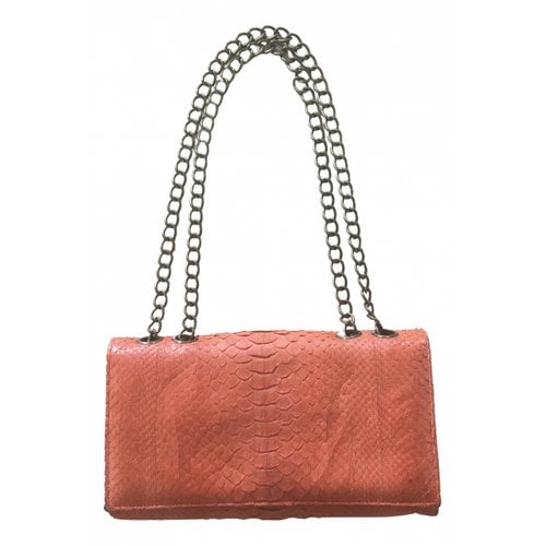 Pre-owned Ba&sh Leather Handbag In Orange