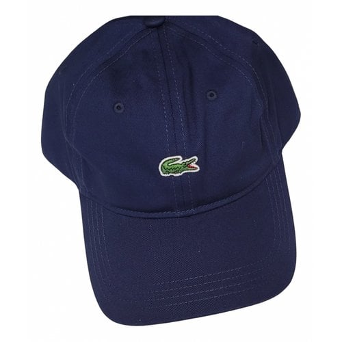 Pre-owned Lacoste Cap In Navy