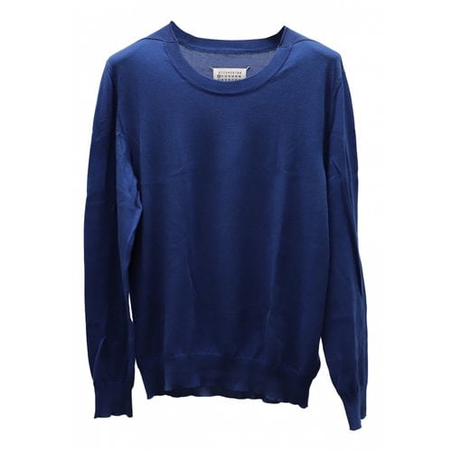 Pre-owned Maison Margiela Cardigan In Blue