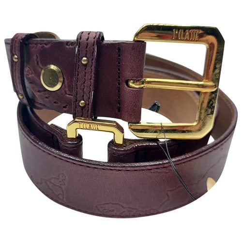 Pre-owned Alviero Martini Leather Belt In Red