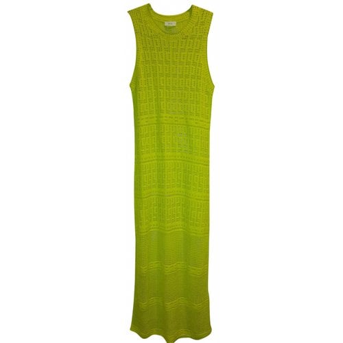 Pre-owned A.l.c Maxi Dress In Green