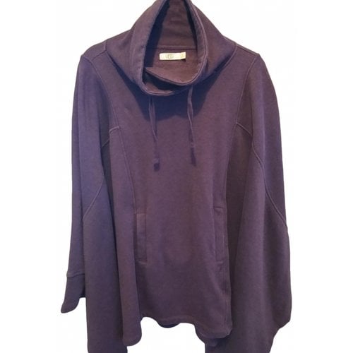 Pre-owned Ugg Poncho In Purple