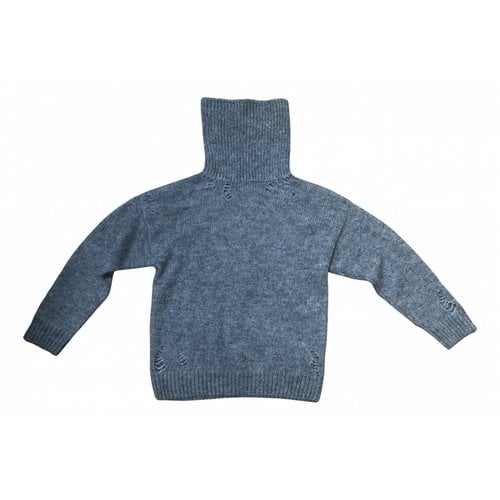 Pre-owned Saint Laurent Wool Jumper In Grey