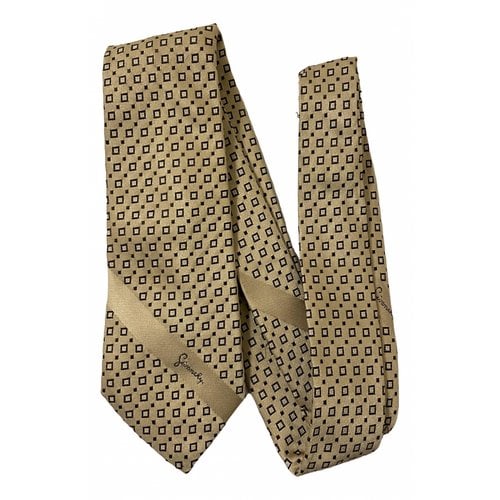 Pre-owned Givenchy Tie In Beige