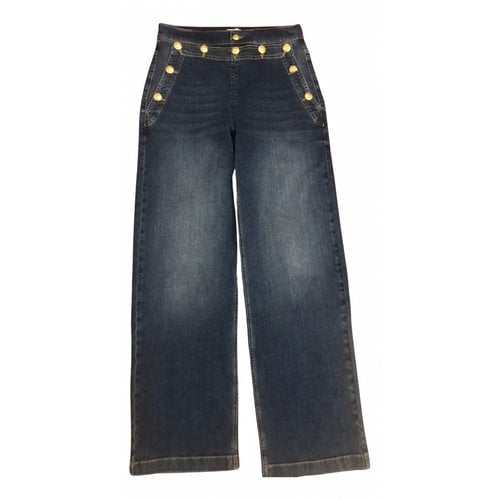 Pre-owned Escada Large Jeans In Blue