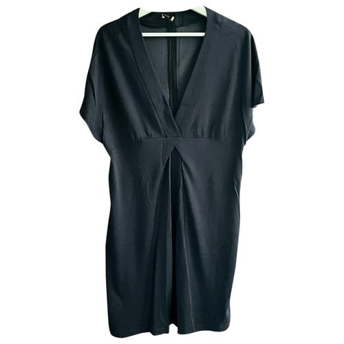 Pre-owned Pollini Dress In Navy