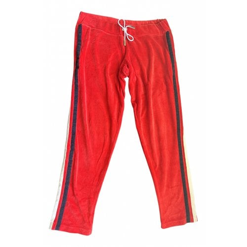 Pre-owned Dsquared2 Trousers In Red