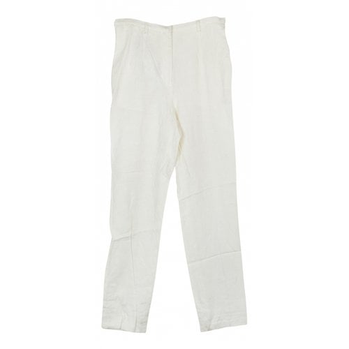 Pre-owned Neil Barrett Large Pants In White