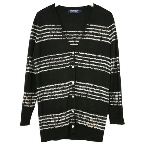 Pre-owned Samantha Sung Cardigan In Black