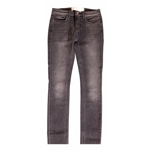 Pre-owned Victoria Victoria Beckham Slim Jeans In Anthracite