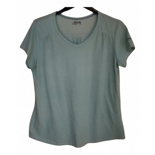 Pre-owned Columbia T-shirt In Green
