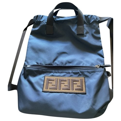 Pre-owned Fendi Bag In Blue