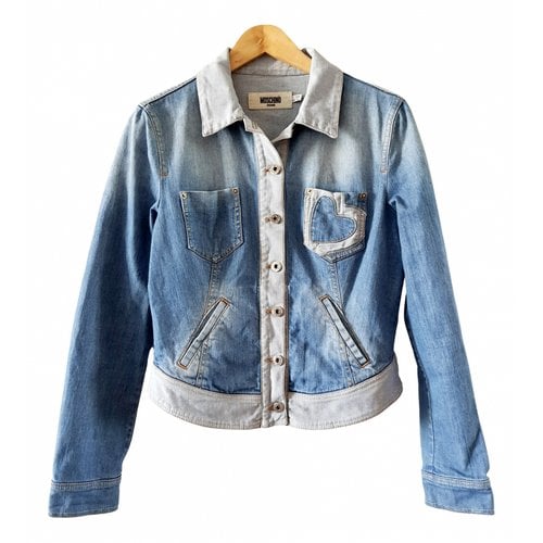 Pre-owned Moschino Cheap And Chic Jacket In Blue