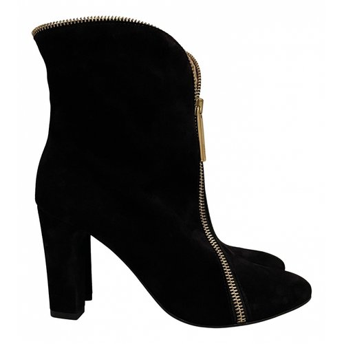 Pre-owned Jean Paul Gaultier Ankle Boots In Black