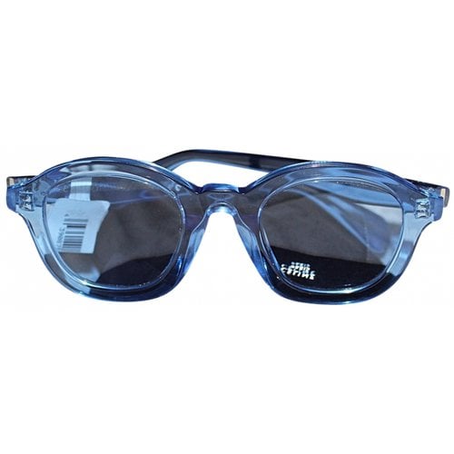 Pre-owned Celine Oversized Sunglasses In Blue