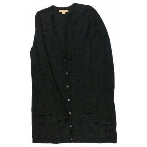 Pre-owned Michael Kors Cashmere Cardigan In Black