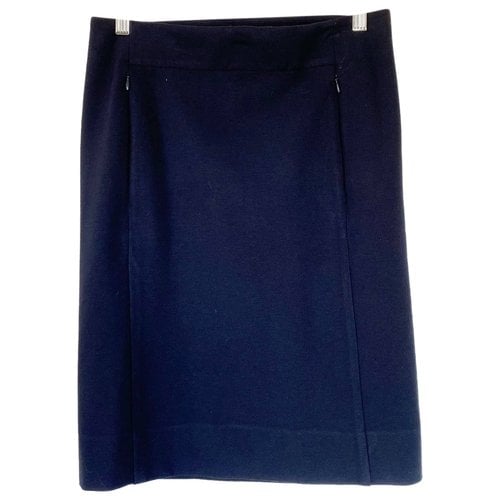 Pre-owned Diane Von Furstenberg Mid-length Skirt In Blue