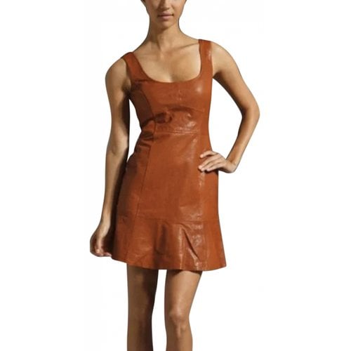 Pre-owned Nanette Lepore Leather Mini Dress In Other