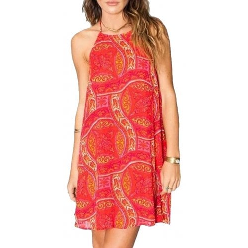 Pre-owned Show Me Your Mumu Mini Dress In Red