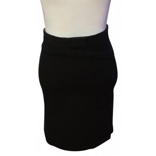 Pre-owned Helmut Lang Mini Skirt In Black