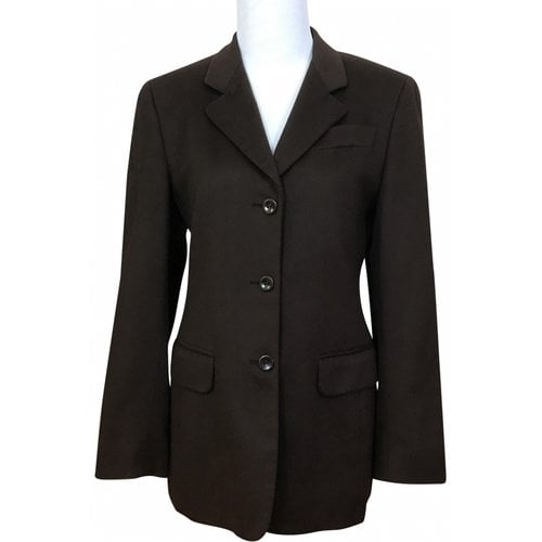 Pre-owned Barneys New York Cashmere Blazer In Brown