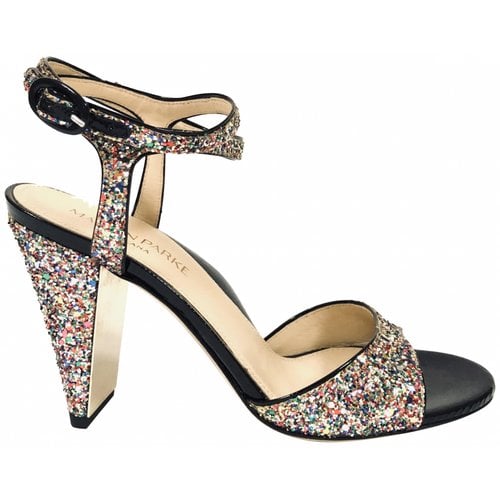 Pre-owned Marion Parke Glitter Sandals In Other