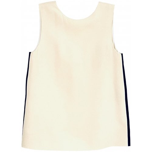 Pre-owned Burberry Wool Camisole In White