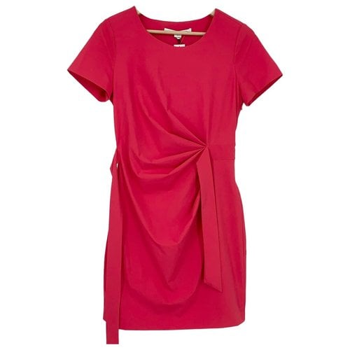 Pre-owned Diane Von Furstenberg Mini Dress In Pink