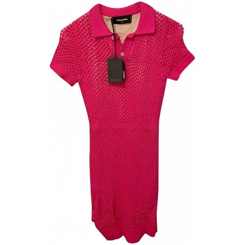 Pre-owned Dsquared2 Mini Dress In Pink