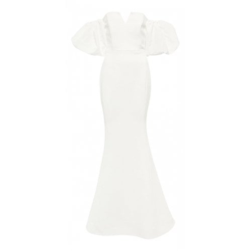 Pre-owned Rebecca Vallance Maxi Dress In White