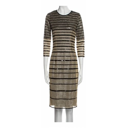 Pre-owned Alice By Temperley Mid-length Dress In Gold