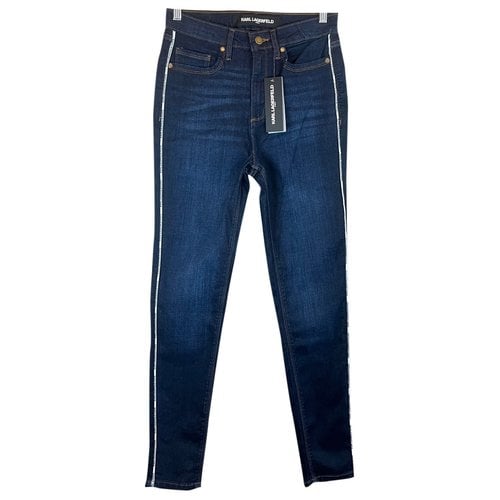 Pre-owned Karl Lagerfeld Slim Jeans In Blue