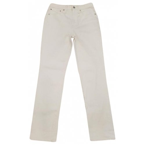 Pre-owned Madewell Boyfriend Jeans In White