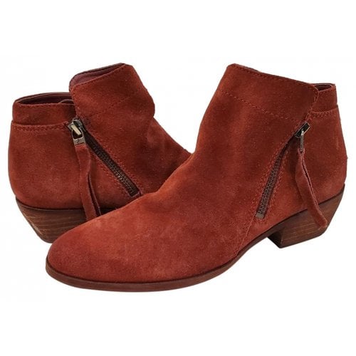 Pre-owned Sam Edelman Boots In Red