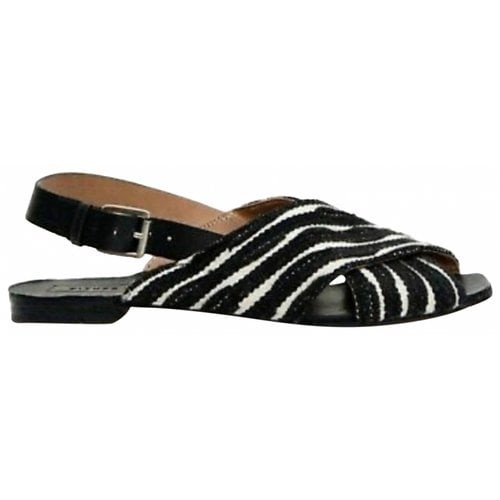 Pre-owned Anthropologie Leather Sandals In Other