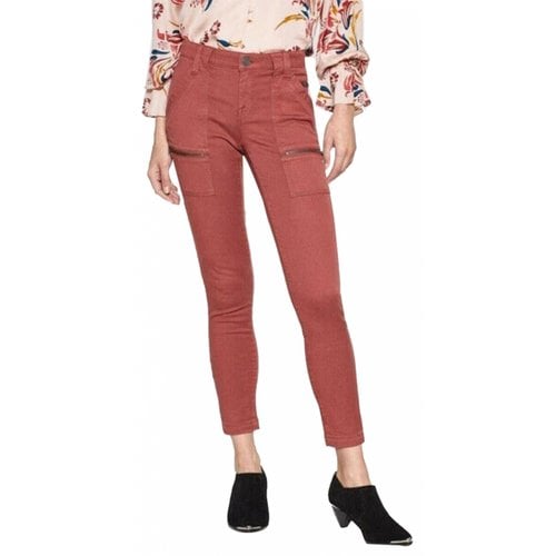 Pre-owned Joie Slim Jeans In Red