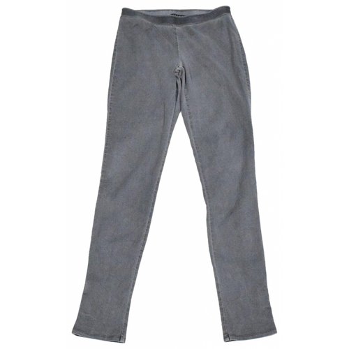 Pre-owned Theory Slim Jeans In Grey