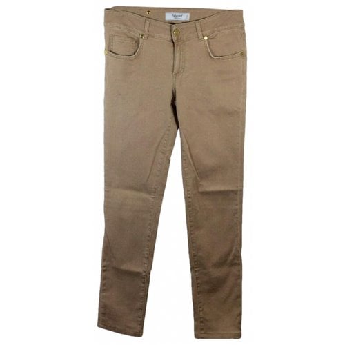 Pre-owned Blumarine Slim Jeans In Brown